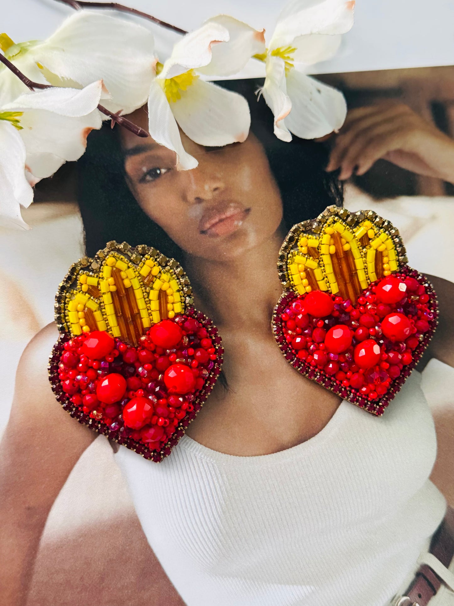 Heart earrings