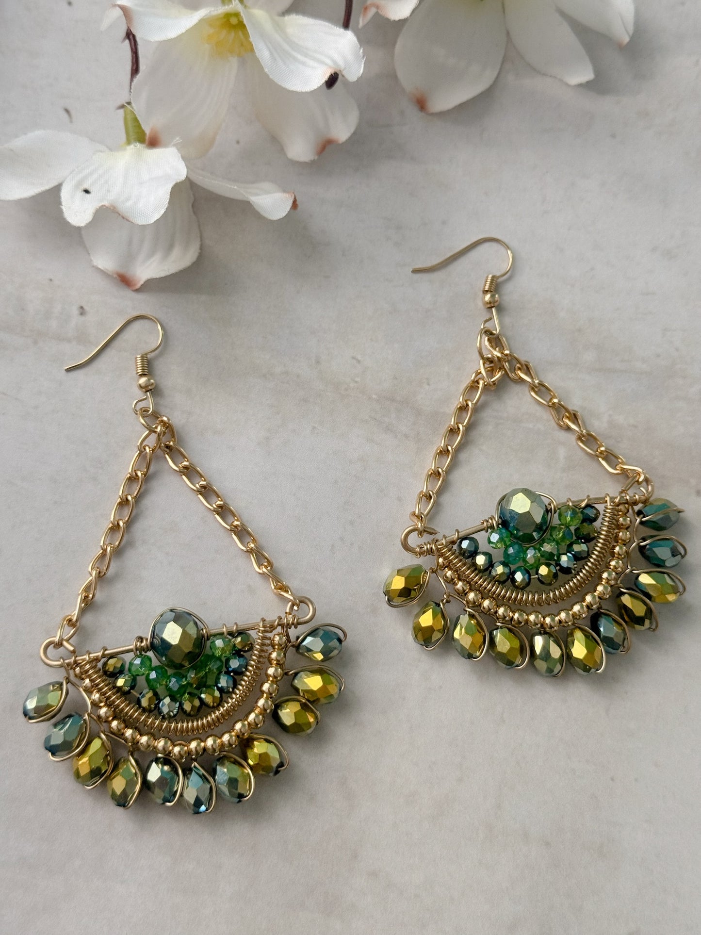 Emerald earrings