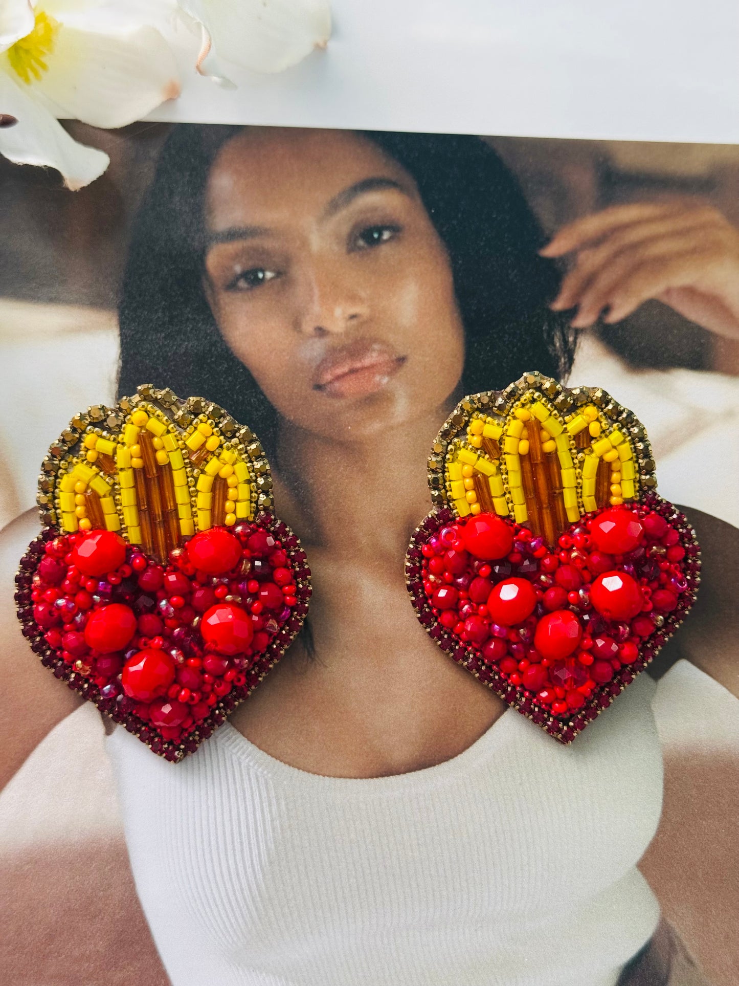 Heart earrings