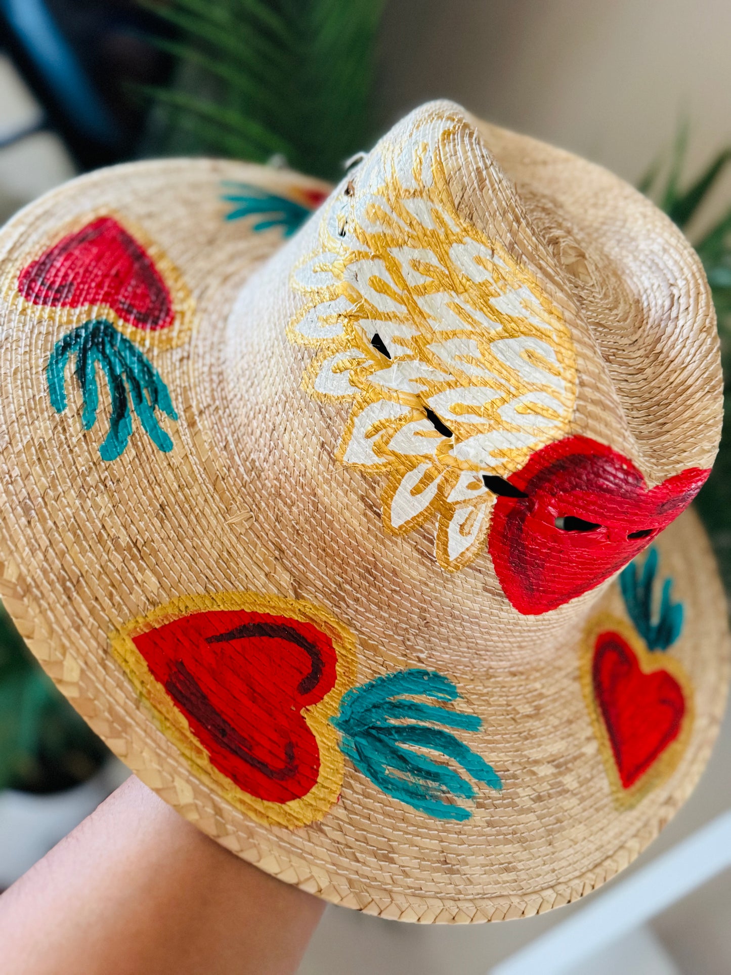Wings of heart hat