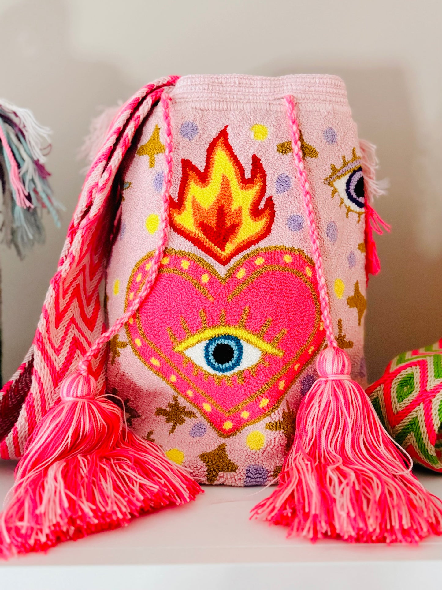 Pink wayu bag