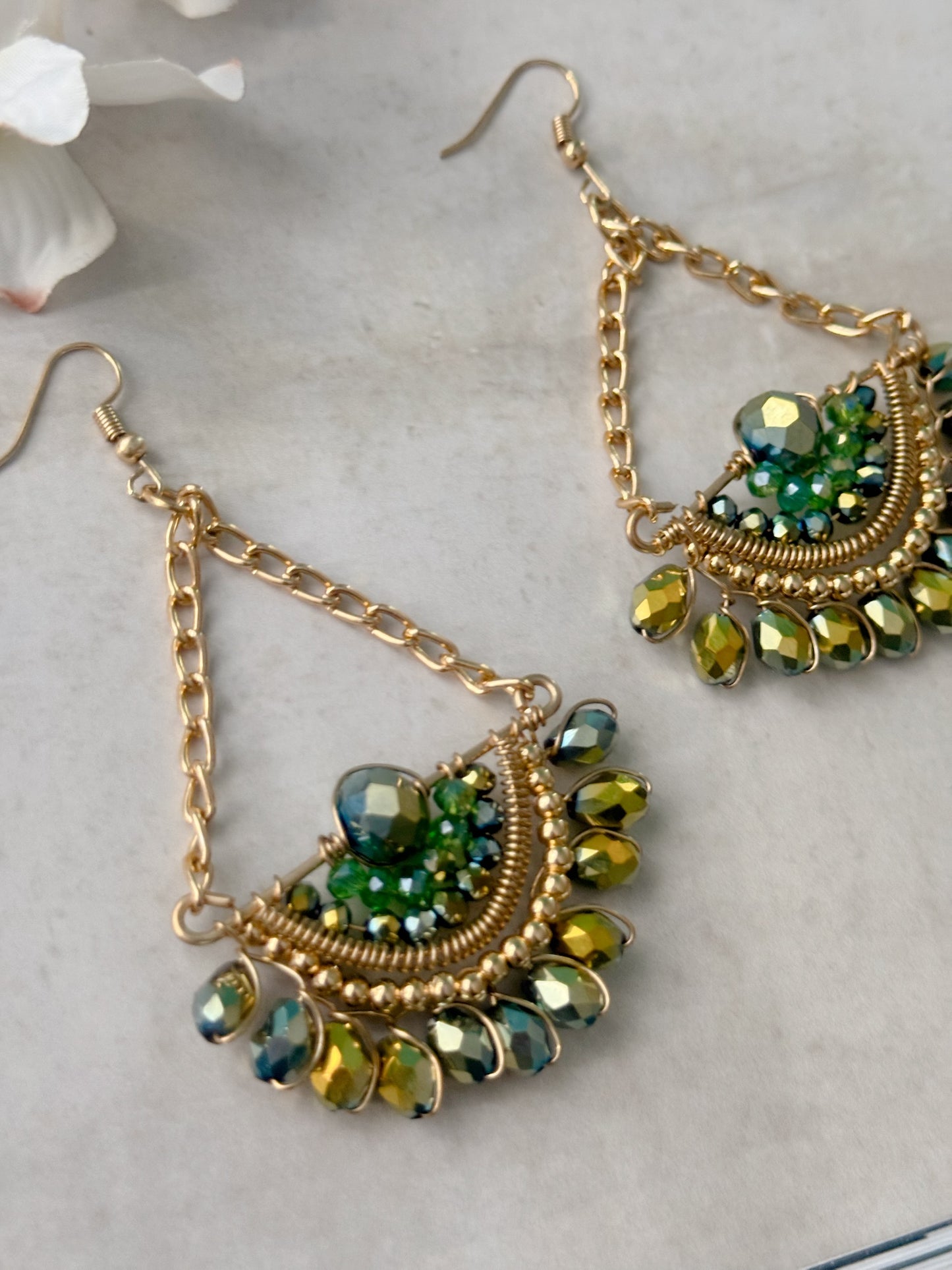 Emerald earrings