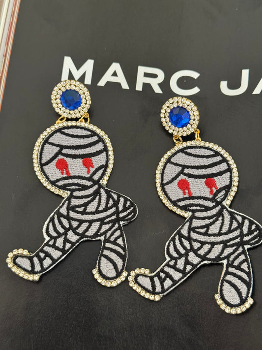 Mummy earrings