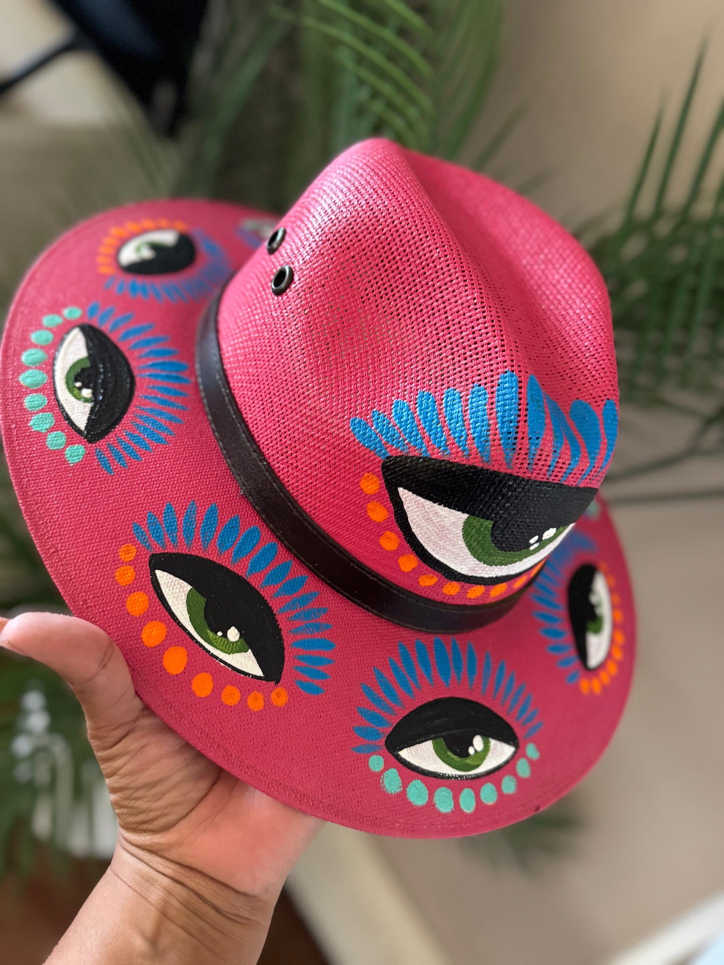 Pink hat