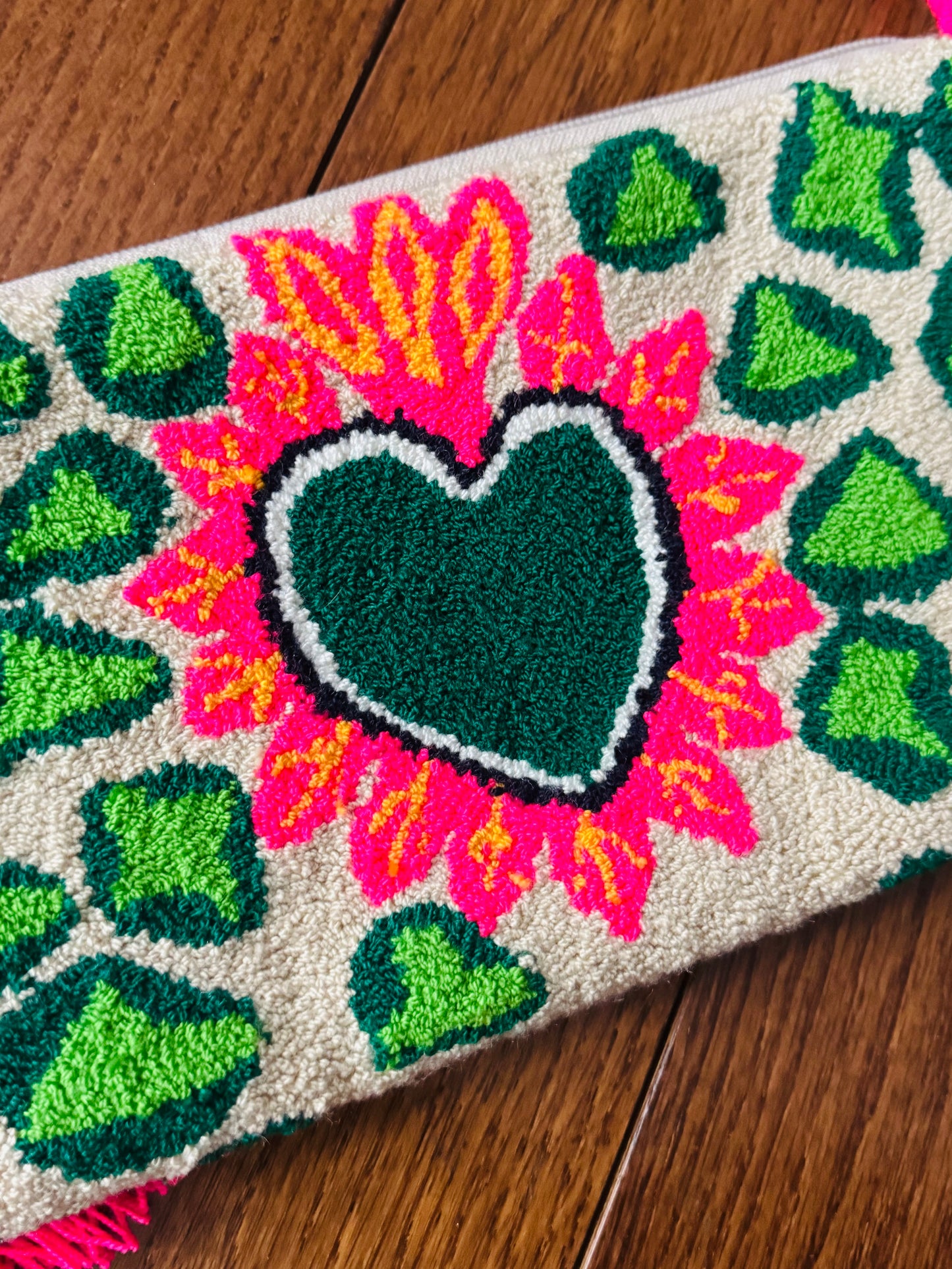 Heart clutch and purses