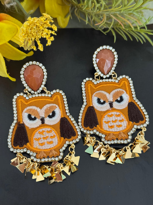 Owl earrings