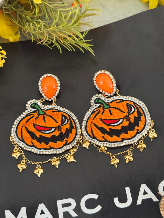 Pumpkin earrings