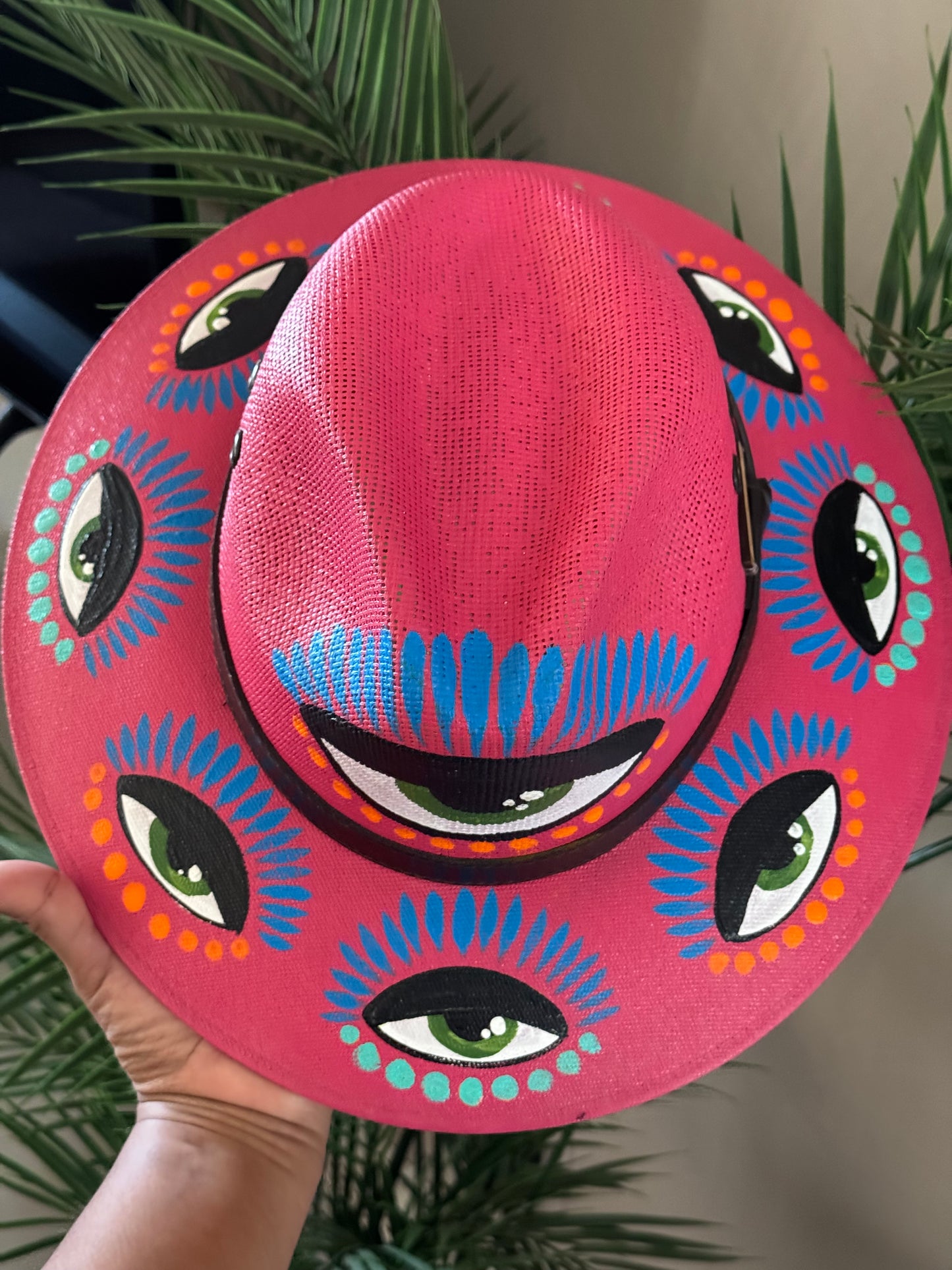 Pink hat