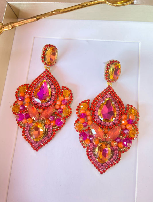 Crystal earrings