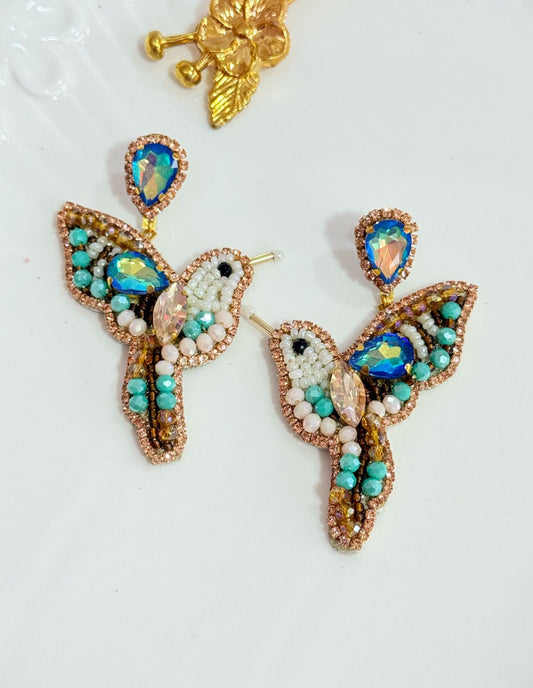 Hummingbird earrings