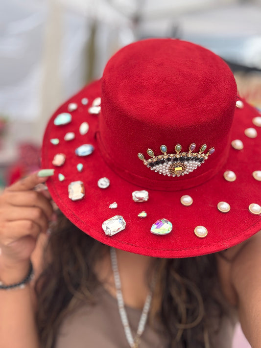 Red eye hat