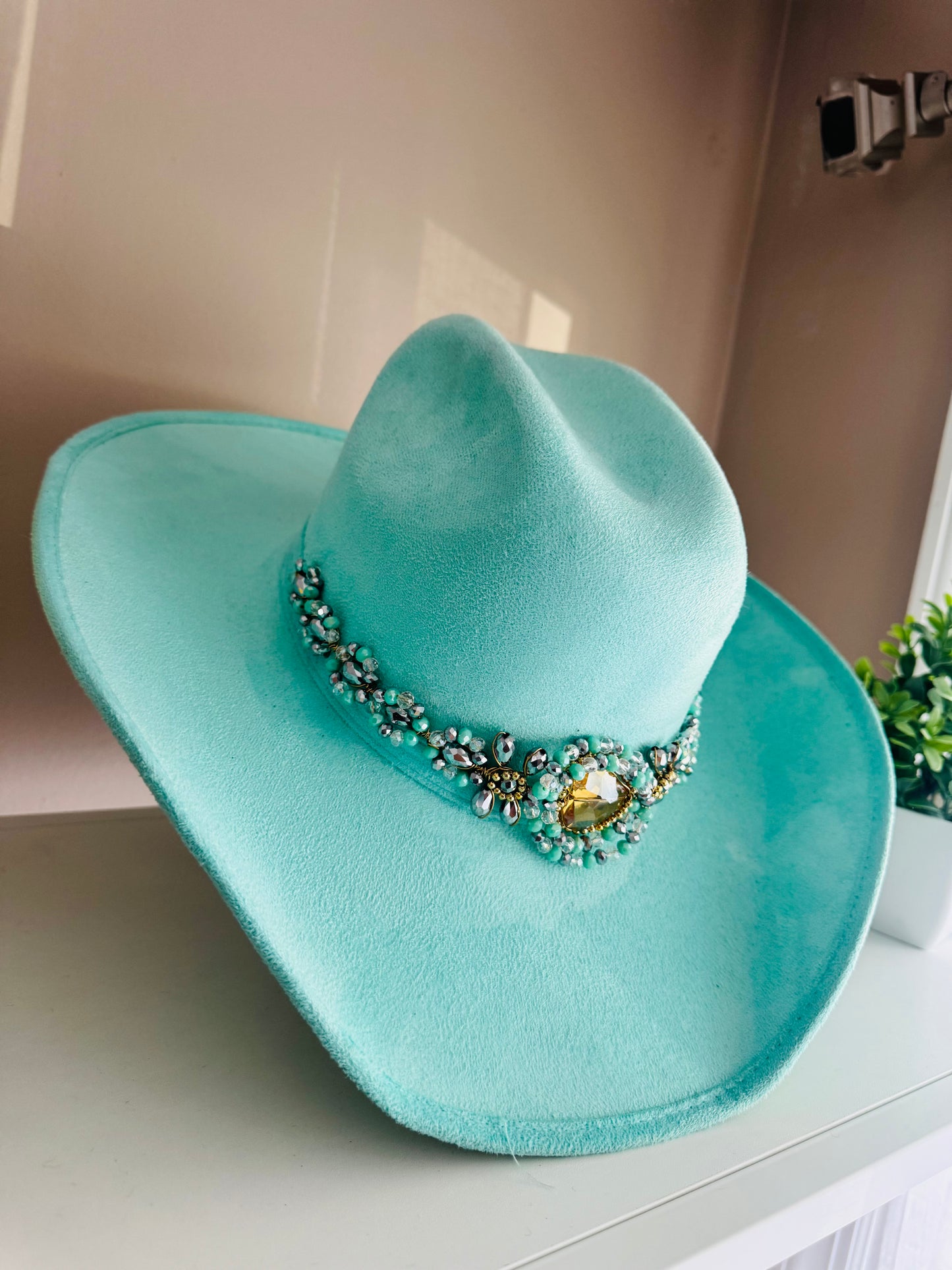 Cownoy hat turquoise