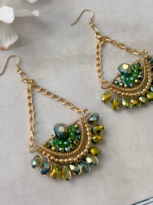 Emerald earrings