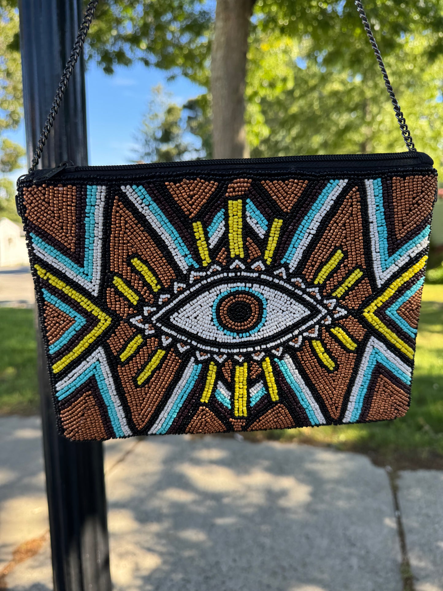 Evil eye purse