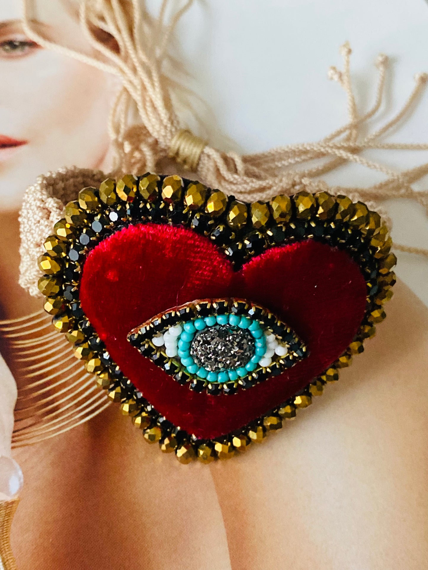 Red heart jewelry