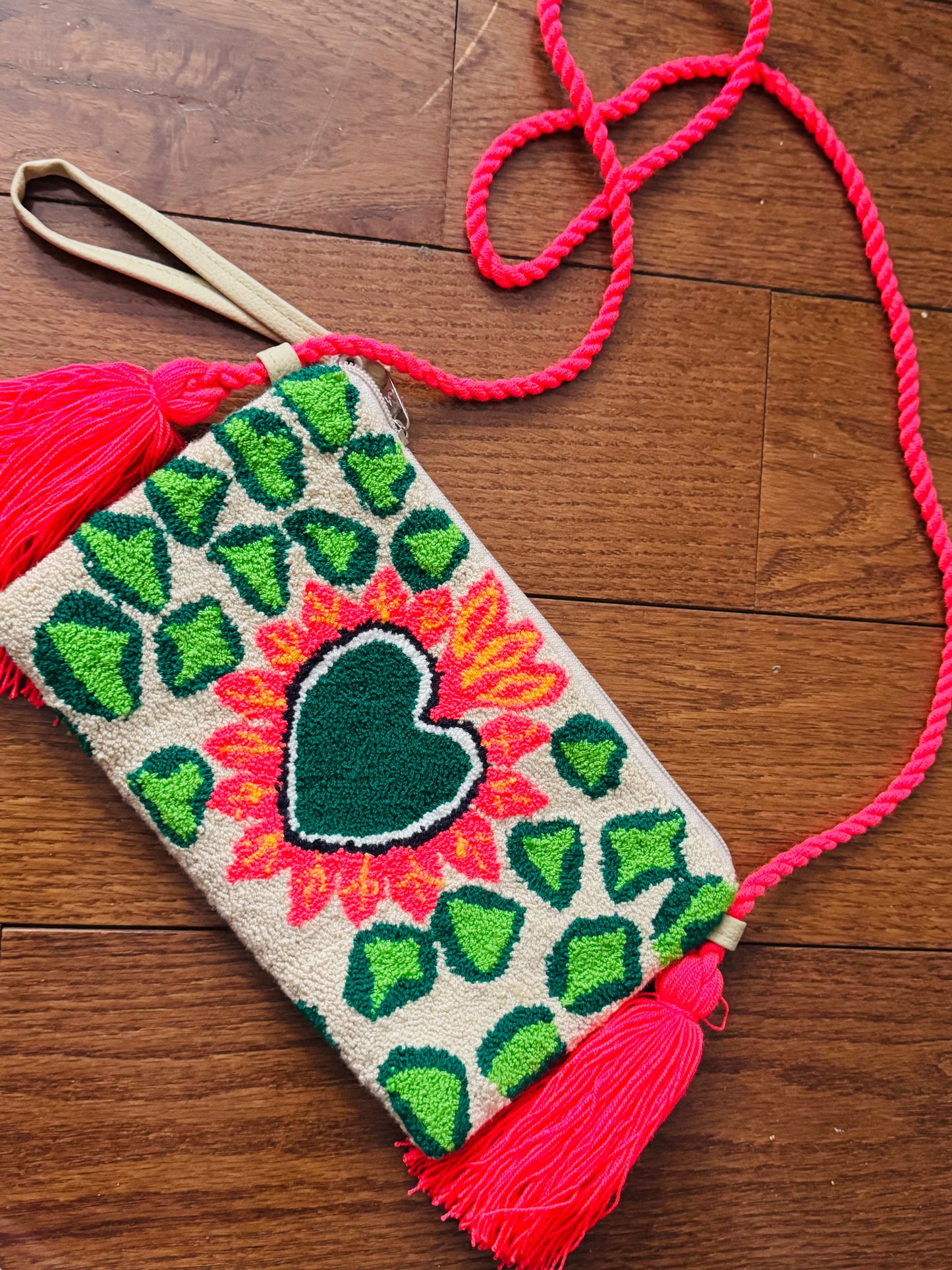 Heart clutch and purses