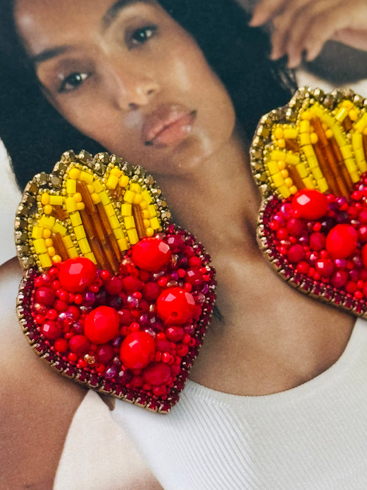 Heart earrings