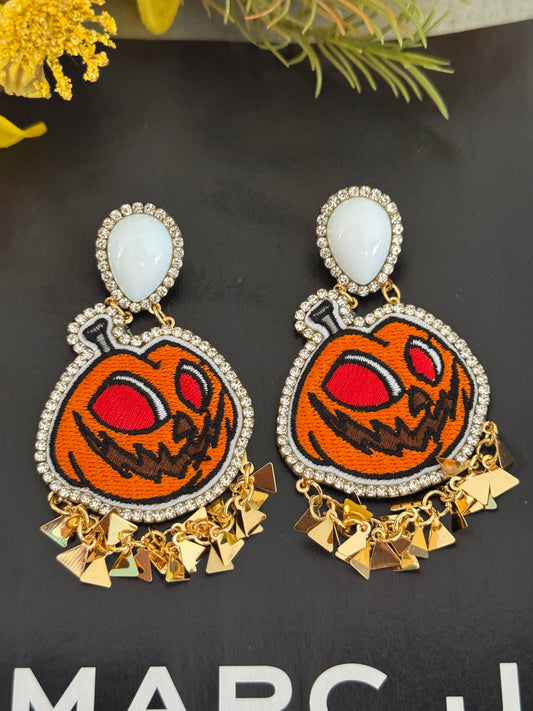 Pumpkin earrings