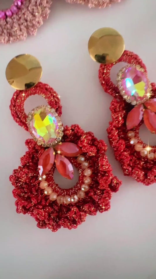 Crochet earrings