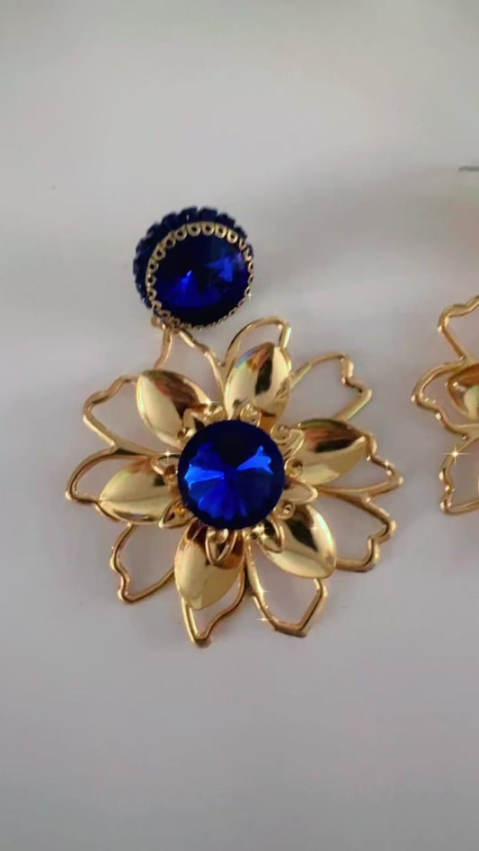 Flower earrings